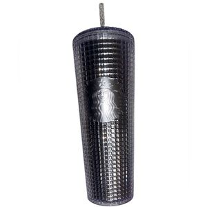 Starbucks Holiday Tumbler- 2020 Silver Grid Tumbler